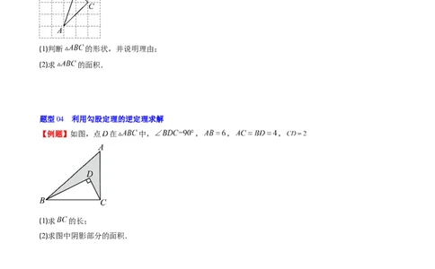 第一章第03讲直角三角形(7类热点题型讲练)（原卷版）_北师大初中数学_8下-北师大版初中数学_旧版-可参考_05习题试卷_帮课堂2023-2024学年八年级数学下册同步学与练（北师大版）