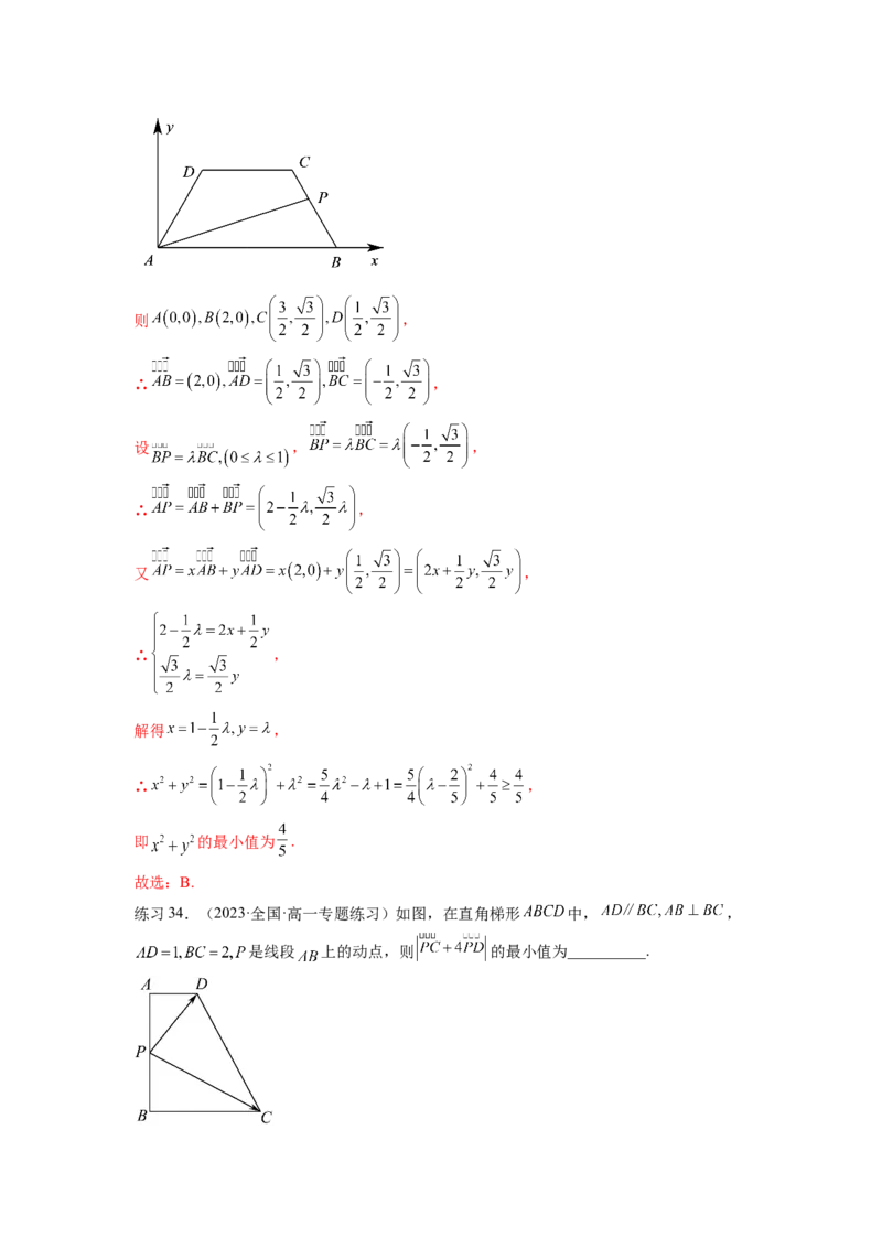 专题6.2数量积及最值（范围）问题（解析版）_02高考数学_新高考复习资料_2024年新高考资料_一轮复习资料_完备战2024年新高考数学一轮复习题型突破精练（新高考）