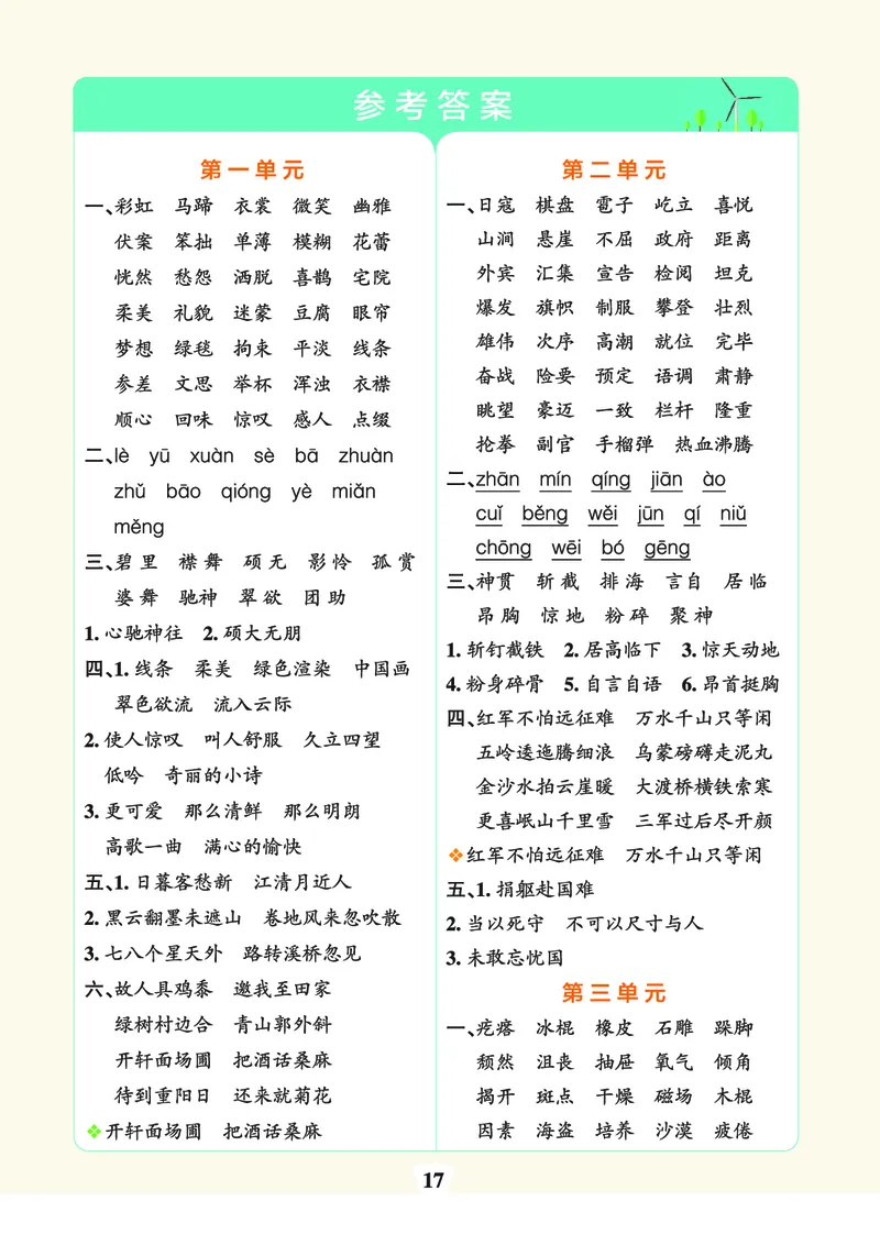 24秋默写通关训练语文六年级上册(1)_小学1-6年级常用的上册资源汇总_六年级上册资料(1)