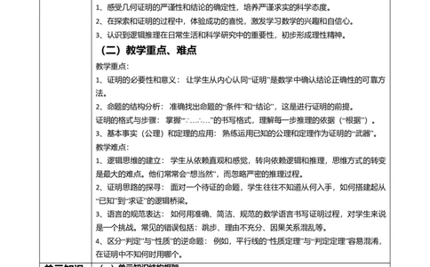 北师大版（2024）八年级数学上册第七章《证明》单元教学设计_北师大初中数学_8上-北师大版初中数学_初中数学北师大8上-2025秋季新版_第二套推荐25_03课件+教案+学案（大单元）齐全