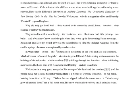 作业15　书籍作品介绍及书评类说明文淘宝店：红太阳资料库_03高考英语_2025年新高考资料_二轮复习_2025年高考英语大二轮_教师用书Word版文档_专题强化练_四选一阅读