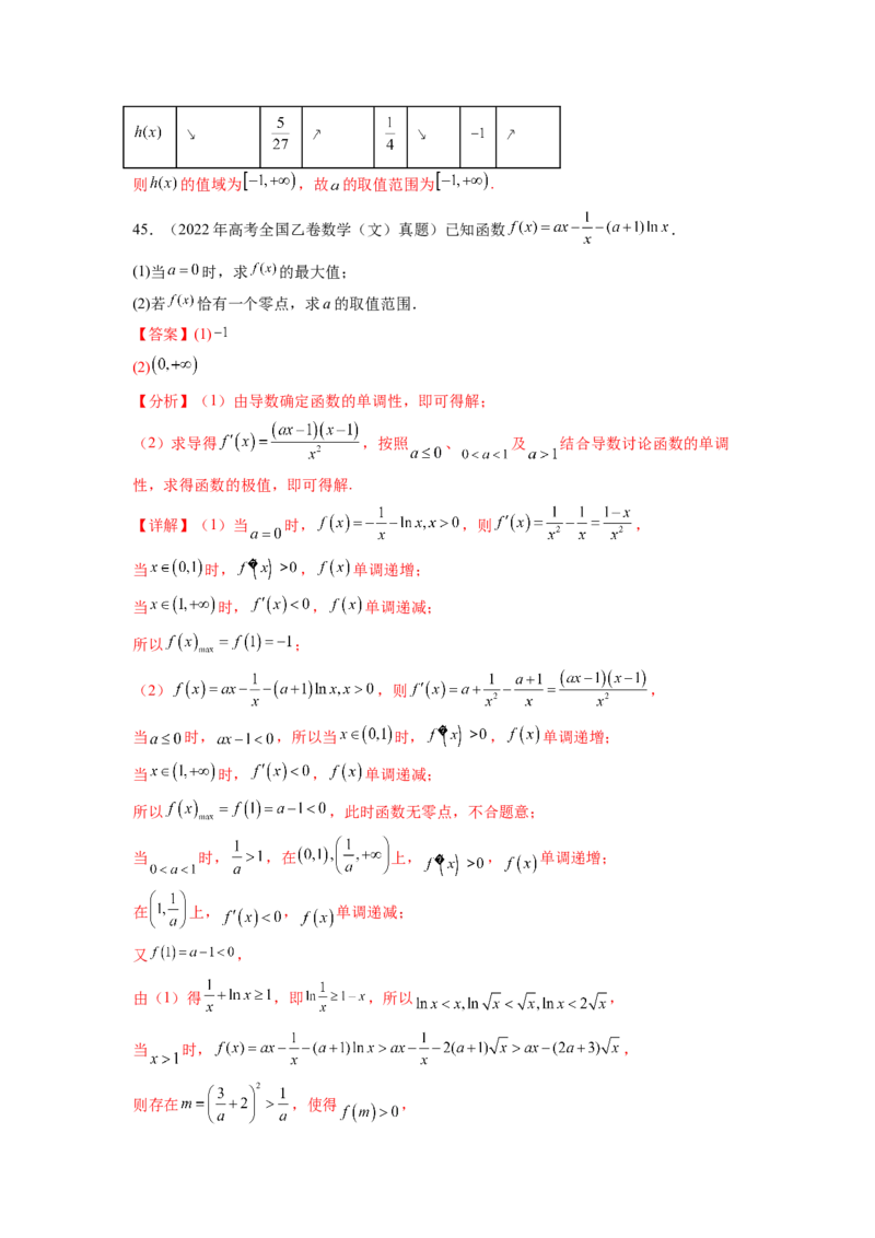 专题4.10函数与导数（2021-2023年）真题训练（解析版）_02高考数学_新高考复习资料_2024年新高考资料_一轮复习资料_完备战2024年新高考数学一轮复习题型突破精练（新高考）