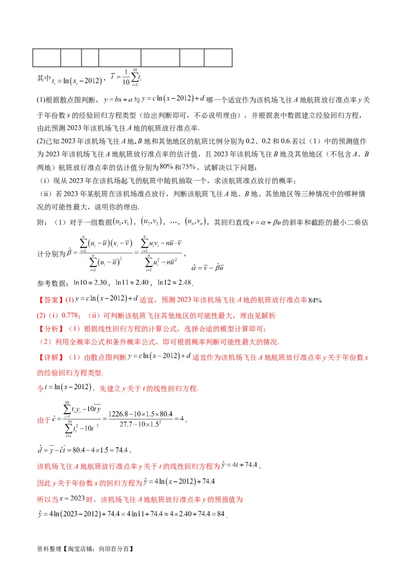 专题41统计与统计案例（文理通用）（教师版）_02高考数学_通用版（老高考）复习资料_2024年复习资料_完备战2024年高考数学一轮复习考点帮（全国通用）_核心考点讲练