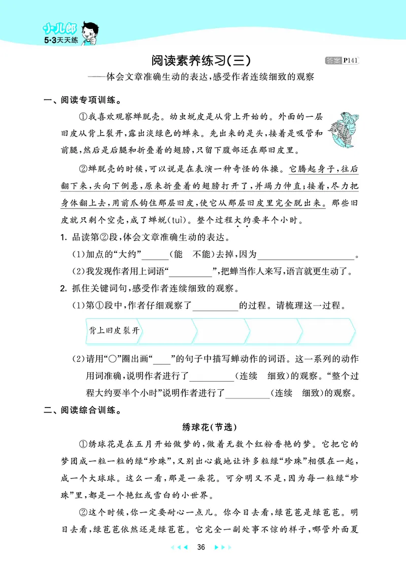 25秋53天天练四上人教语文_1753423097336_25秋53天天练语数1-6年级上册_25秋53天天练1-6上人教语文
