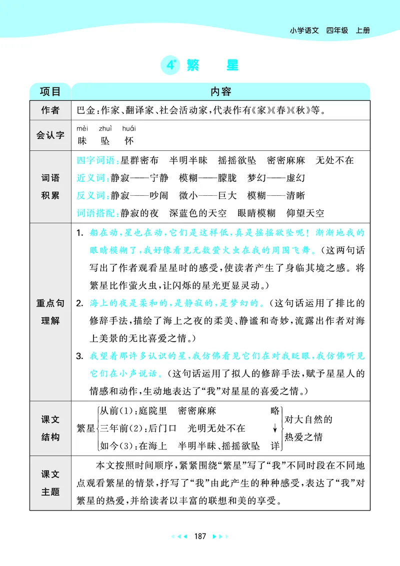 25秋53天天练四上人教语文_1753423097336_25秋53天天练语数1-6年级上册_25秋53天天练1-6上人教语文