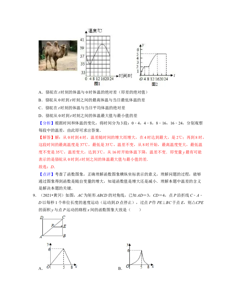 第3章变量之间的关系（典型30题专练）2021-2022学年七年级数学下学期考试满分全攻略（北师大版）（解析版）_北师大初中数学_7下-北师大版初中数学_7下-初中数学北师大版（旧版）赠送