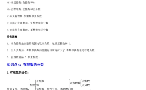 第03讲认识有理数（11个知识点+7种题型+过关检测）原卷版_北师大初中数学_7上-北师大版初中数学_7上-初中数学北师大（2024新版）持续更新_03课件+练习