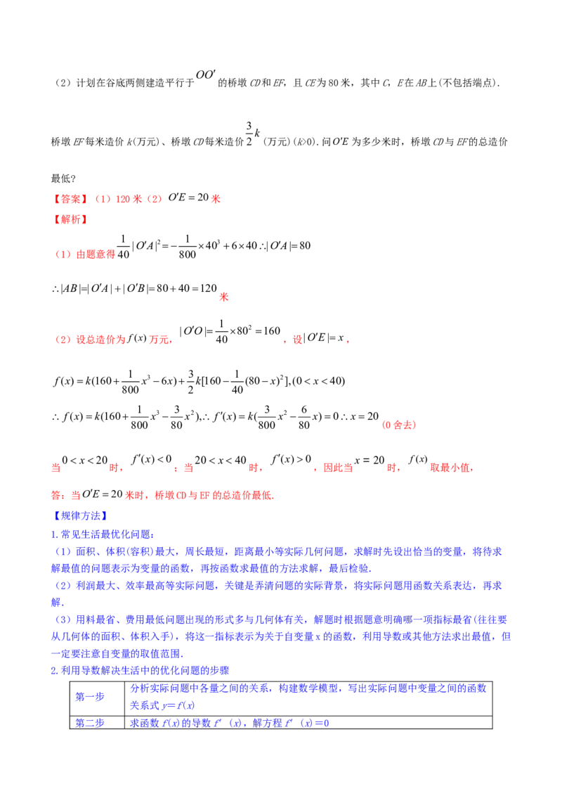 专题4.4导数的综合应用2022年高考数学一轮复习讲练测（新教材新高考）（讲）解析版_02高考数学_新高考复习资料_2022年新高考资料