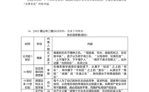 专题小练十八　中国传统文化主流思想的演变_07高考历史_通用版（老高考）复习资料_2023年复习资料_2023《微专题&middot;小练习》&middot;历史