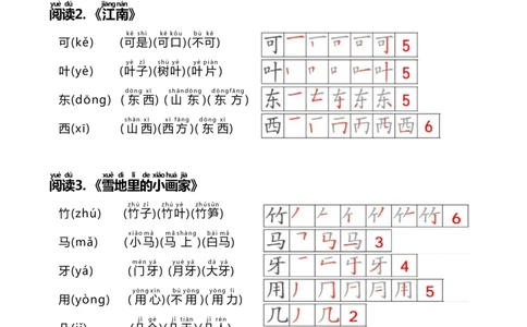 24秋新版一上语文课课贴（生字笔顺、拼音、组词）(2)_小学1-6年级常用的上册资源汇总_一年级上册资料