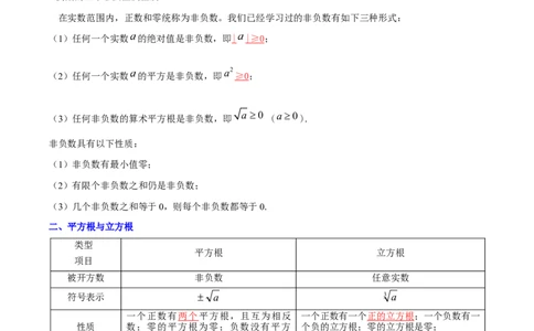 第2章实数（知识清单）（教师版）_北师大初中数学_8上-北师大版初中数学_初中数学北师大8上-2025秋季新版_第二套推荐25_09知识清单