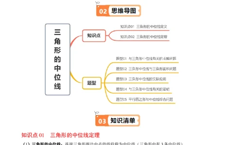 第六章第03讲三角形的中位线（1个知识点+5类热点题型讲练+习题巩固）（解析版）_北师大初中数学_8下-北师大版初中数学_旧版-可参考_帮课堂八年级数学下册同步学与练（北师大版）