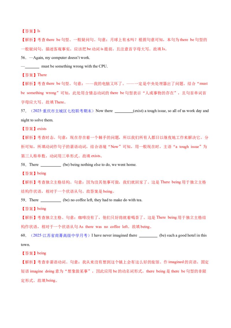 专题13特殊句式（练习）（解析版）_2025年新高考资料_二轮复习_01高考语文等多个文件_上好课2025年高考英语二轮复习讲练测（新高考通用）_第三部分语法知识