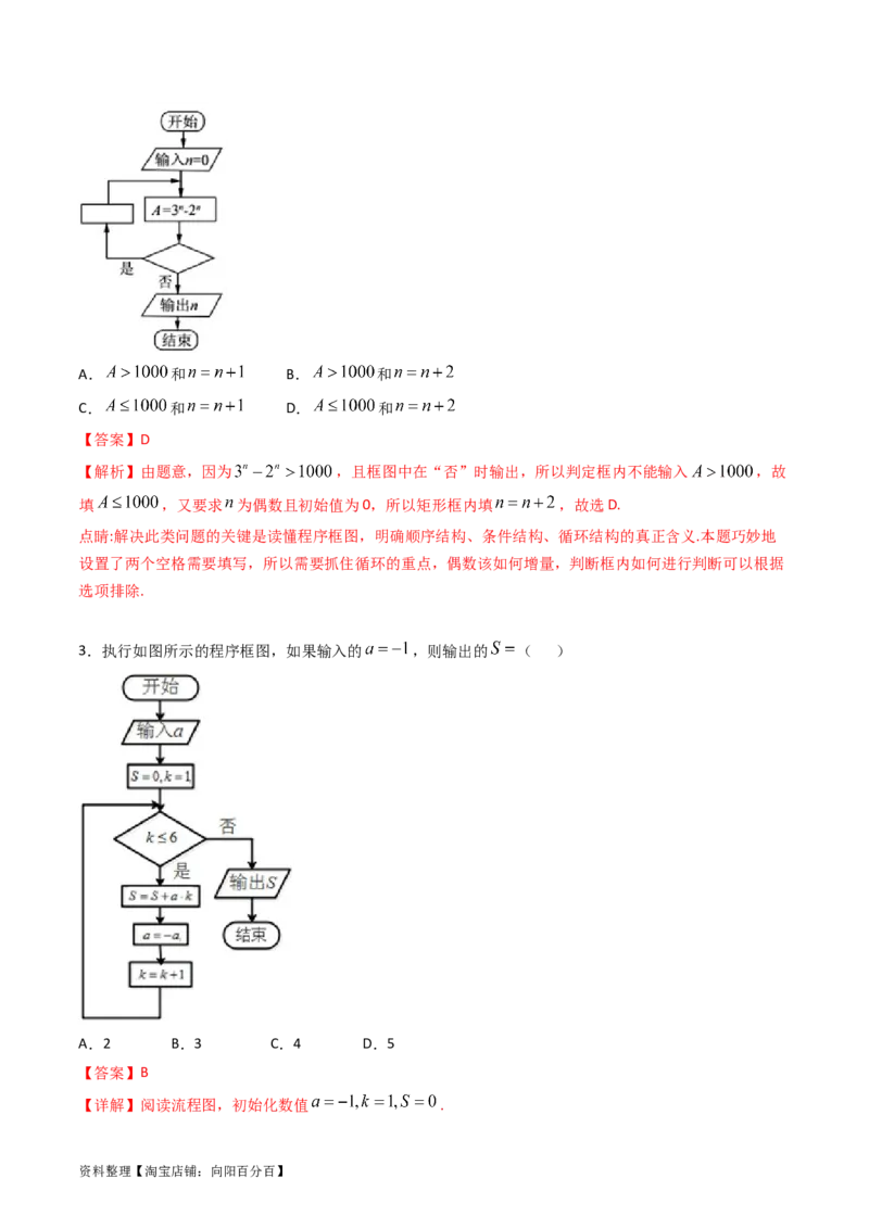 专题44推理与证明、算法初步（教师版）_02高考数学_通用版（老高考）复习资料_2024年复习资料_完备战2024年高考数学一轮复习考点帮（全国通用）_核心考点讲练
