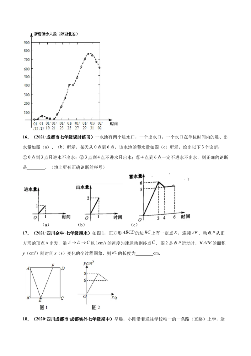 第三章变量之间的关系章末检测卷-（原卷版）_北师大初中数学_7下-北师大版初中数学_7下-初中数学北师大版（旧版）赠送_05习题试卷_2单元试卷_单元测试（第4套）