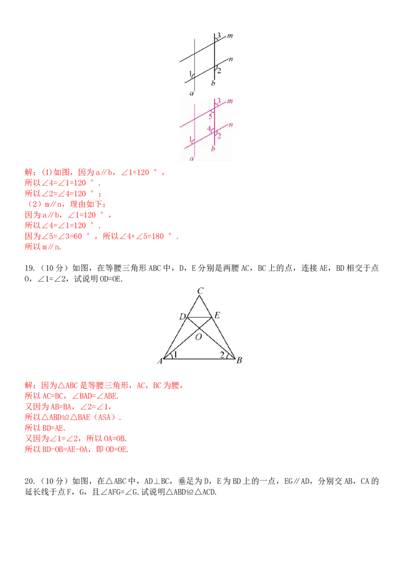 期末测评试卷_北师大初中数学_7下-北师大版初中数学_7下-初中数学北师大版（2025春季新版）持续更新_6.习题试卷_期中期末