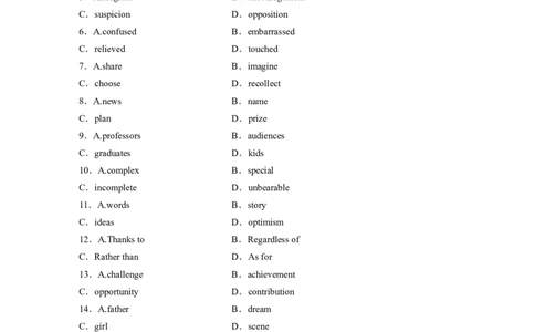 作业37　四选一阅读＋完形填空＋语法填空_03高考英语_2025年新高考资料_二轮复习_2025年高考英语大二轮_学生用书Word版文档_专题强化练&bull;高考题型组合练