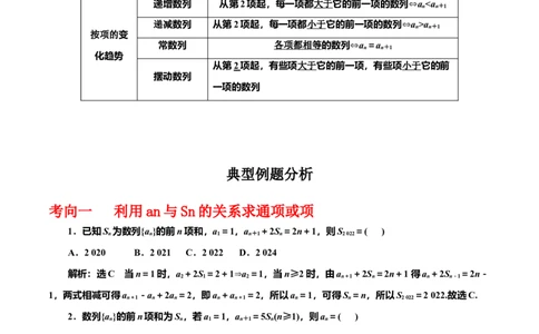 专题6.1数列的概念及通项公式(解析版)_02高考数学_新高考复习资料_2024年新高考资料_一轮复习资料_2024年高考数学一轮复习《考点&bull;题型&bull;技巧》精讲与精练高分突破系列（新高考专用）