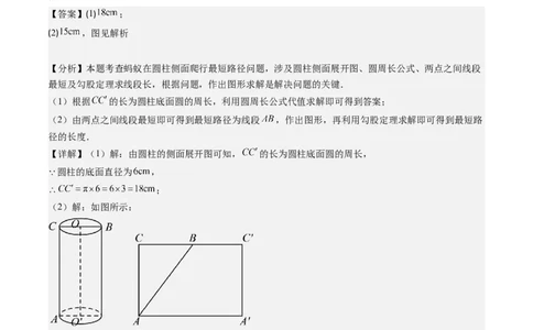 第04讲解题技巧专题：利用勾股定理求最短路径问题(4类热点题型讲练)（解析版）_北师大初中数学_8上-北师大版初中数学_旧版_05习题试卷