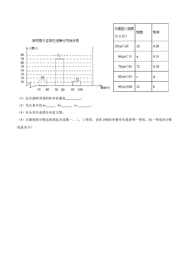 第3课时从统计图中中分析数据的集中趋势（分层练习）（原卷版）_北师大初中数学_8上-北师大版初中数学_旧版_05习题试卷_1课时练习_同步练习（第1套）