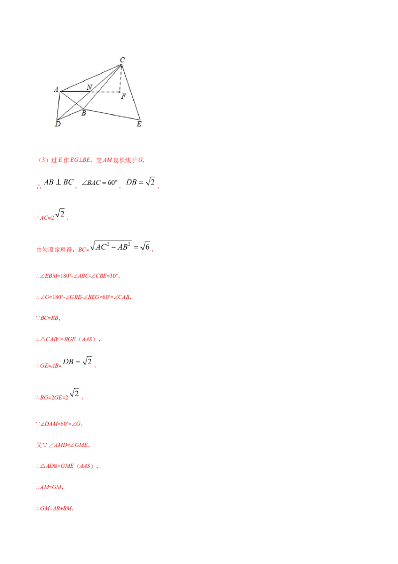 易错03等腰三角形共点问题易错（解析版）-八年级数学下册期末突破易错挑战满分（北师大版）_北师大初中数学_8下-北师大版初中数学_旧版-可参考_06专项讲练