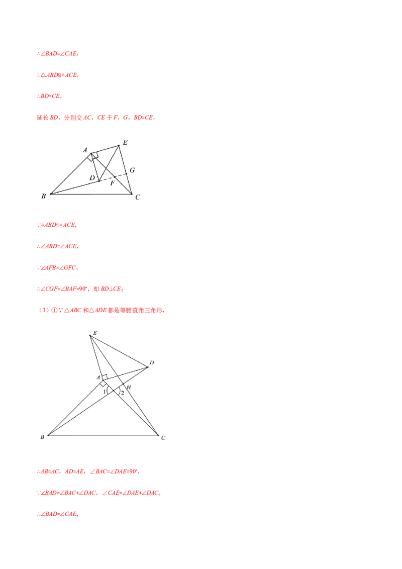 易错03等腰三角形共点问题易错（解析版）-八年级数学下册期末突破易错挑战满分（北师大版）_北师大初中数学_8下-北师大版初中数学_旧版-可参考_06专项讲练