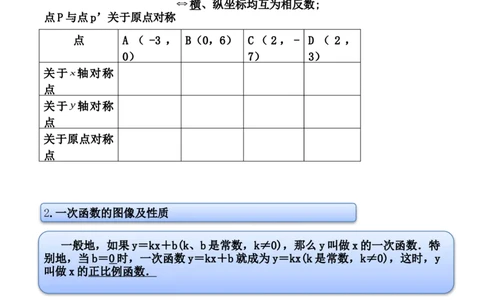 第03讲平面直角坐标系与一次函数-专题突破2021-2022学年八年级数学上册重难点专题突破+阶段检测卷(北师大版)(解析版)_北师大初中数学_8上-北师大版初中数学_旧版_06专项讲练