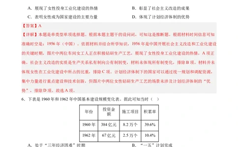 中国现代史阶段检测卷01（解析版）_07高考历史_2025年新高考资料_一轮复习_2025年高考历史一轮复习考点通关卷（新高考通用）