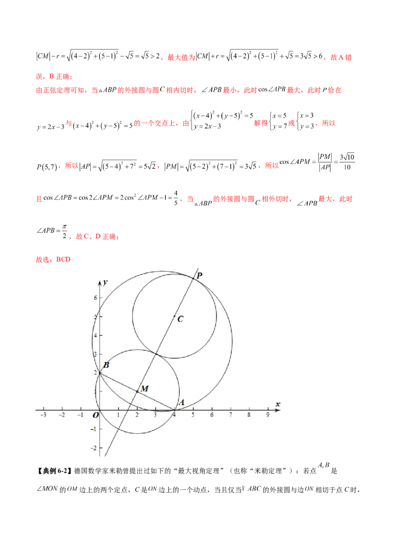 专题16直线与圆几何问题题型深度剖析与总结（讲义）（解析版）_2025年新高考资料_二轮复习_01高考语文等多个文件_上好课2025年高考数学二轮复习讲练测（新高考通用）