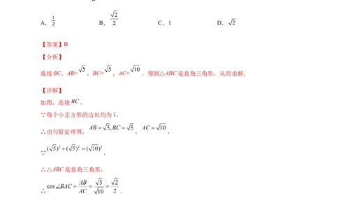 第一章直角三角形的边角关系（选拔卷）-单元测试九年级数学下册尖子生选拔卷（北师大版）（解析版）_北师大初中数学_9下-北师大版初中数学_05习题试卷_2单元试卷