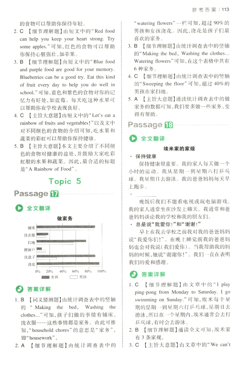 2026版第5次一本英语阅读真题80篇-5年级-参考答案_小学教辅2026新版+暑假衔接_2026版第5次一本英语阅读真题80篇3-6年级