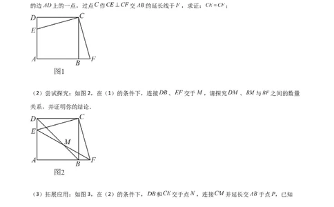 特训02特殊平行四边形压轴题（2023新题速递）（解析版）_北师大初中数学_9上-北师大版初中数学_05习题试卷_5专项练习