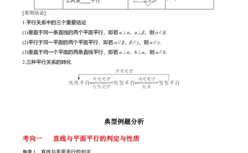 专题8.3空间直线、平面的平行(原卷版)_02高考数学_新高考复习资料_2024年新高考资料_一轮复习资料_2024年高考数学一轮复习《考点&bull;题型&bull;技巧》精讲与精练高分突破系列（新高考专用）