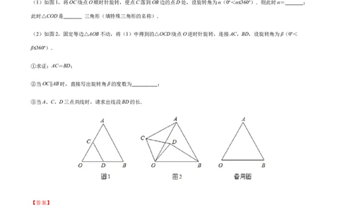 易错09图形的平移与旋转易错（解析版）-八年级数学下册期末突破易错挑战满分（北师大版）_北师大初中数学_8下-北师大版初中数学_旧版-可参考_06专项讲练
