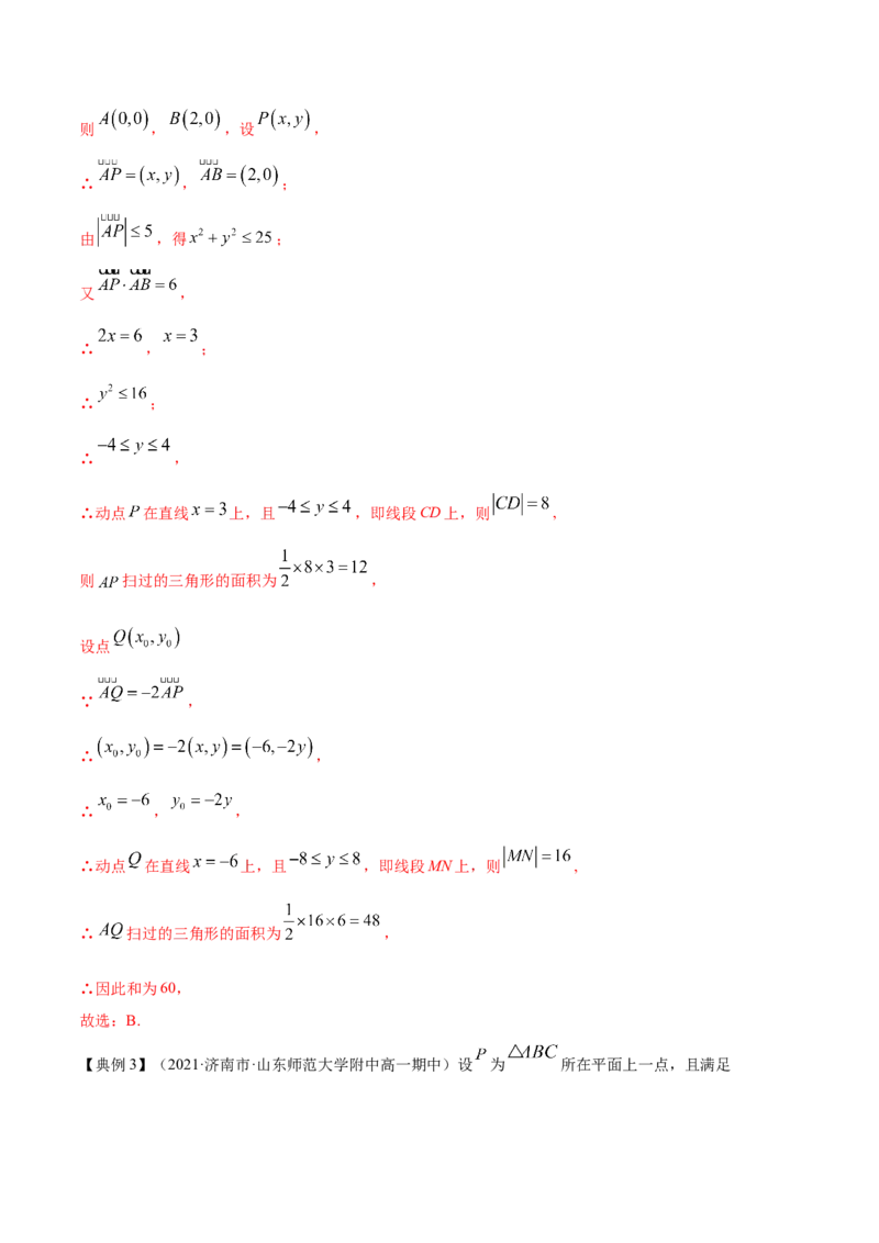 专题6.3平面向量的应用2022年高考数学一轮复习讲练测（新教材新高考）（讲）解析版_02高考数学_新高考复习资料_2022年新高考资料