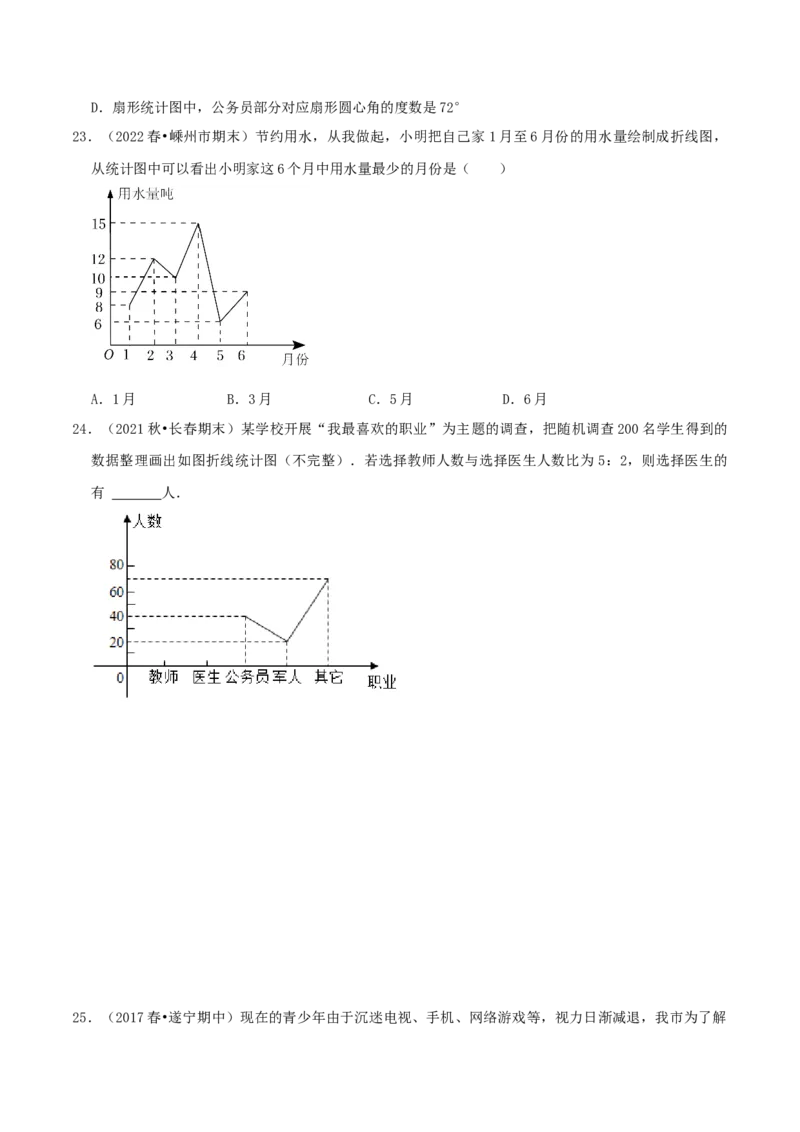 第6章《数据的分析》（原卷版）_北师大初中数学_8上-北师大版初中数学_旧版_06专项讲练_培优方案2022-2023学年八年级数学上册章节重点复习考点讲义（北师大版）