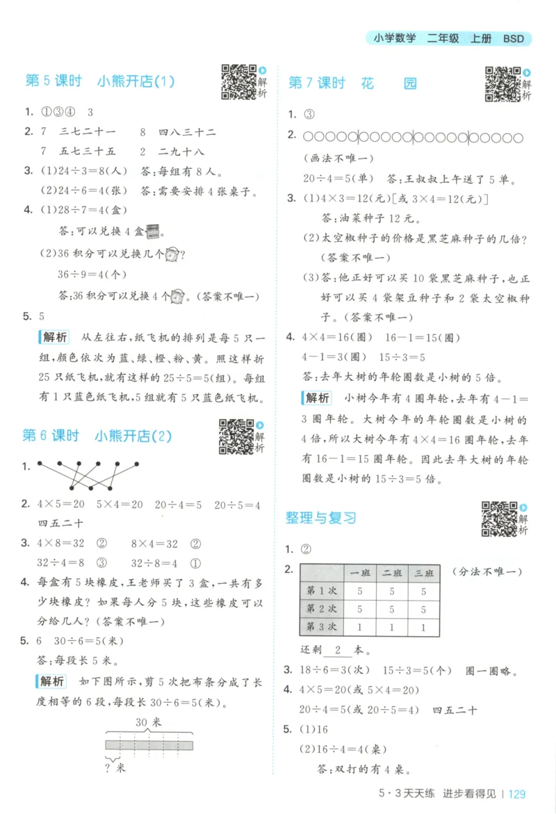 2025秋53天天练+单元测评卷数学2上BS_25秋小学语数英1-6年级《53天天练》合集_25秋《53天天练》数学北师大1-6上（完整版）