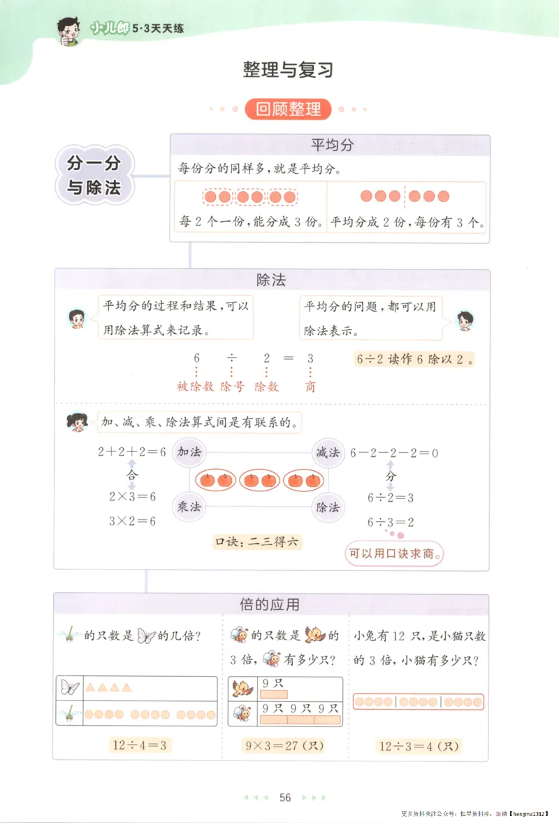 2025秋53天天练+单元测评卷数学2上BS_25秋小学语数英1-6年级《53天天练》合集_25秋《53天天练》数学北师大1-6上（完整版）