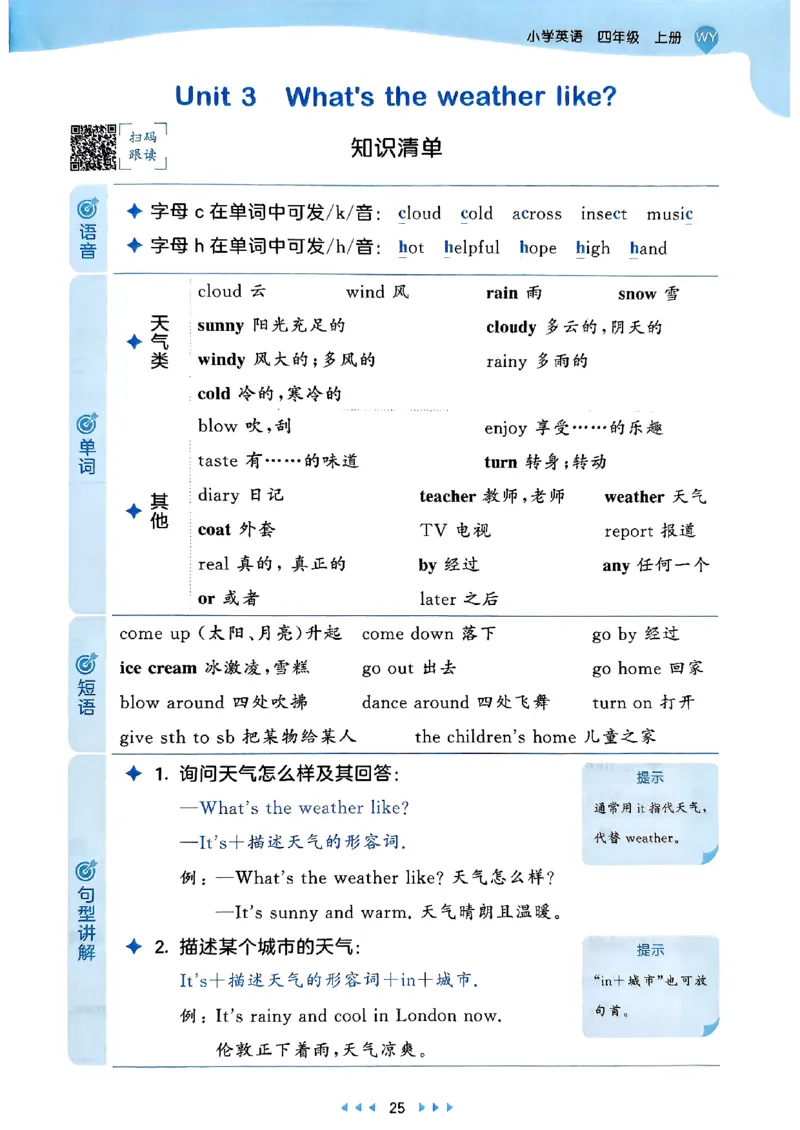 25四上53_25秋小学语数英1-6年级《53天天练》合集_25秋53天天练外研四年级上完整版