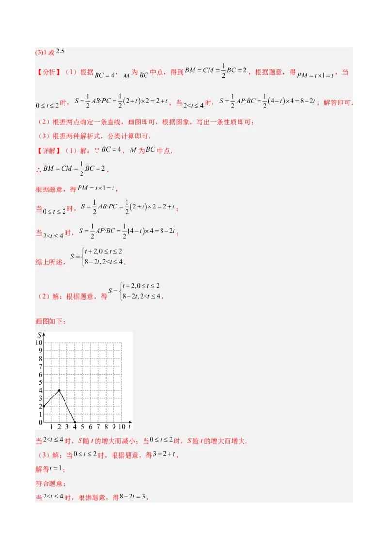 第4章一次函数（知识清单）（教师版）_北师大初中数学_8上-北师大版初中数学_初中数学北师大8上-2025秋季新版_第二套推荐25_09知识清单