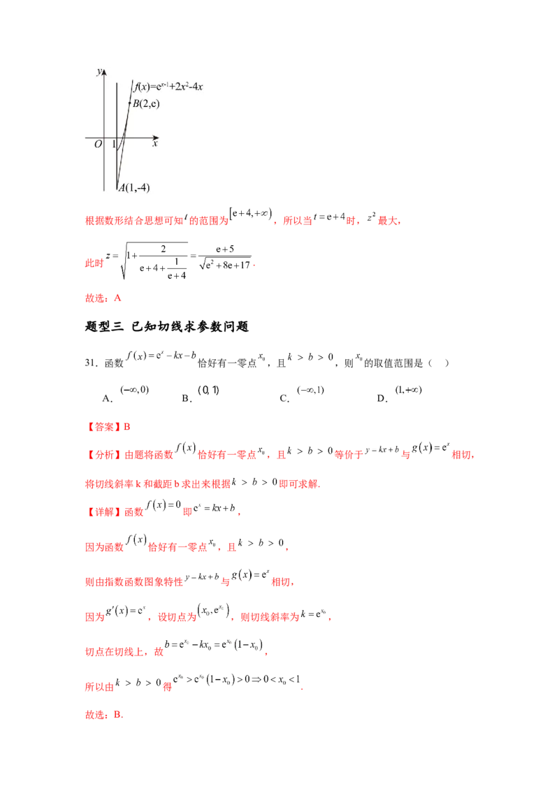 专题突破卷03导数中的公切线问题（解析版）_02高考数学_2025年新高考资料_一轮复习_2025年高考数学一轮复习考点通关卷（新高考通用）