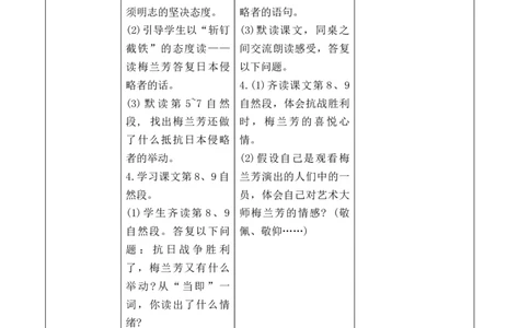 23梅兰芳蓄须导学案_25秋1-6年级语文上册课件教案_25秋统编版语文四年级上册_统编版语文四年级上册教学资源包（25秋七彩课堂）_7.第七单元_23梅兰芳蓄须_辅教资源_导学案