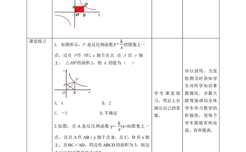 核心素养目标6.2.2反比例函数的图象与性质教学设计_北师大初中数学_9上-北师大版初中数学_01课件+教案核心素养目标_教案