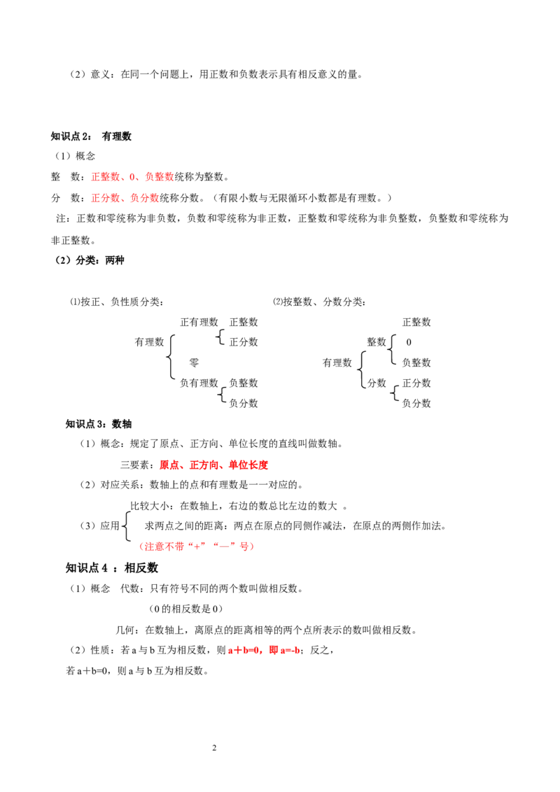 第二章有理数及其运算的知识归纳与题型突破（十五大题型清单）（解析版）-2024-2025学年七年级数学上册单元速记&middot;巧练（北师大版2024）_北师大初中数学_7上-北师大版初中数学