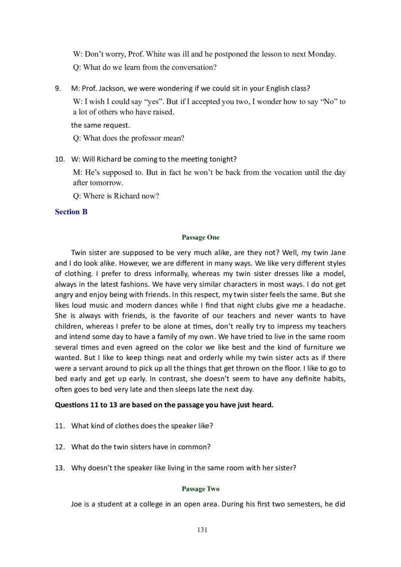 大学英语六级(CET-6)历年真题大全[90-07年37套]_大学英语四六级_大学英语四级+六级_六级真题_六级真题_1990年-2018年真题资料合集_1990&mdash;2007年6月CET6