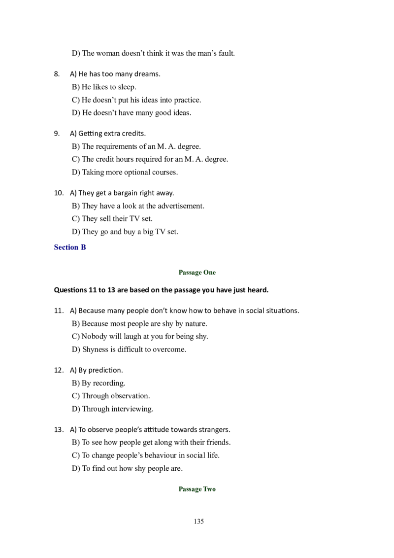 大学英语六级(CET-6)历年真题大全[90-07年37套]_大学英语四六级_大学英语四级+六级_六级真题_六级真题_1990年-2018年真题资料合集_1990&mdash;2007年6月CET6