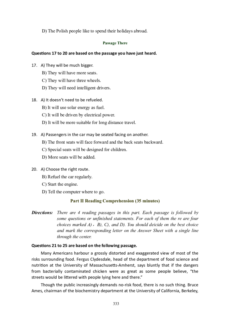 大学英语六级(CET-6)历年真题大全[90-07年37套]_大学英语四六级_大学英语四级+六级_六级真题_六级真题_1990年-2018年真题资料合集_1990&mdash;2007年6月CET6