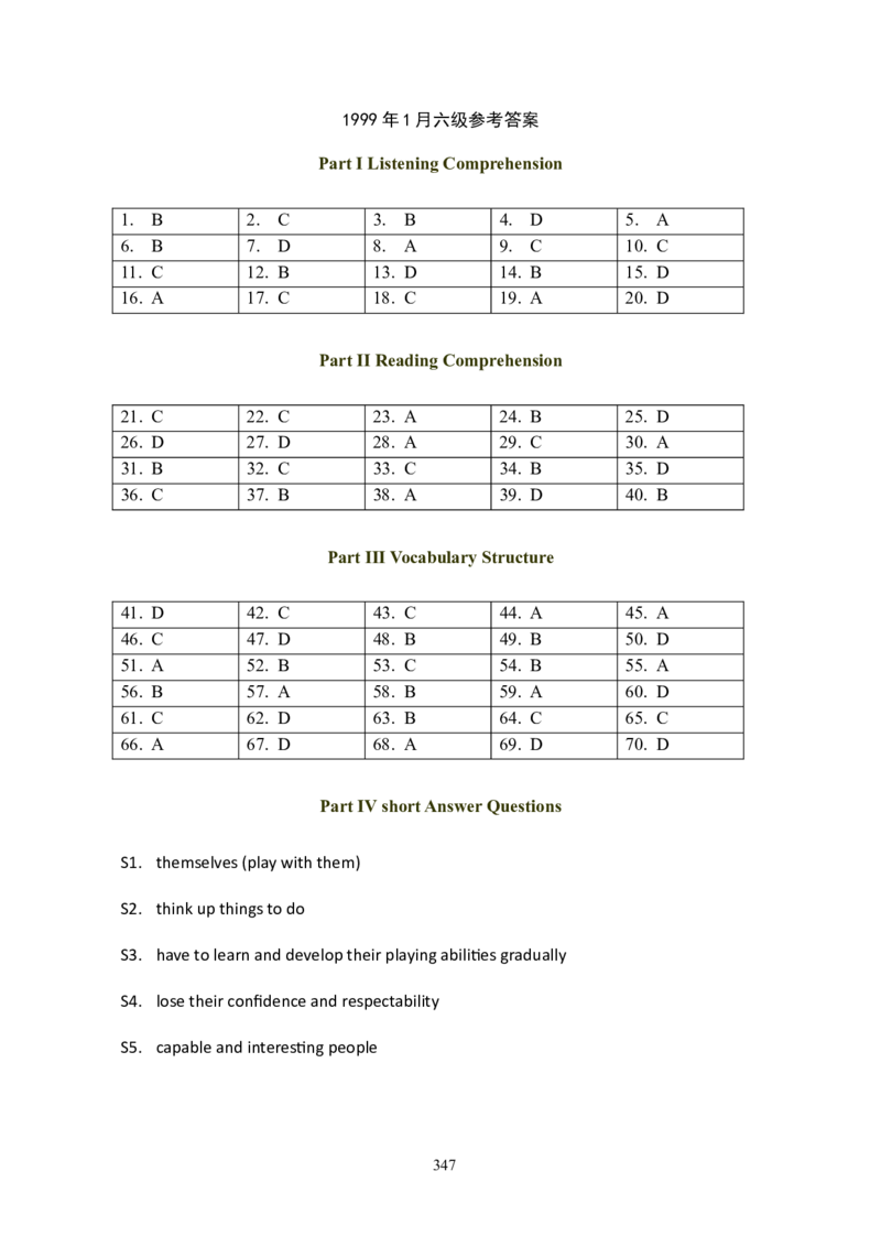 大学英语六级(CET-6)历年真题大全[90-07年37套]_大学英语四六级_大学英语四级+六级_六级真题_六级真题_1990年-2018年真题资料合集_1990&mdash;2007年6月CET6