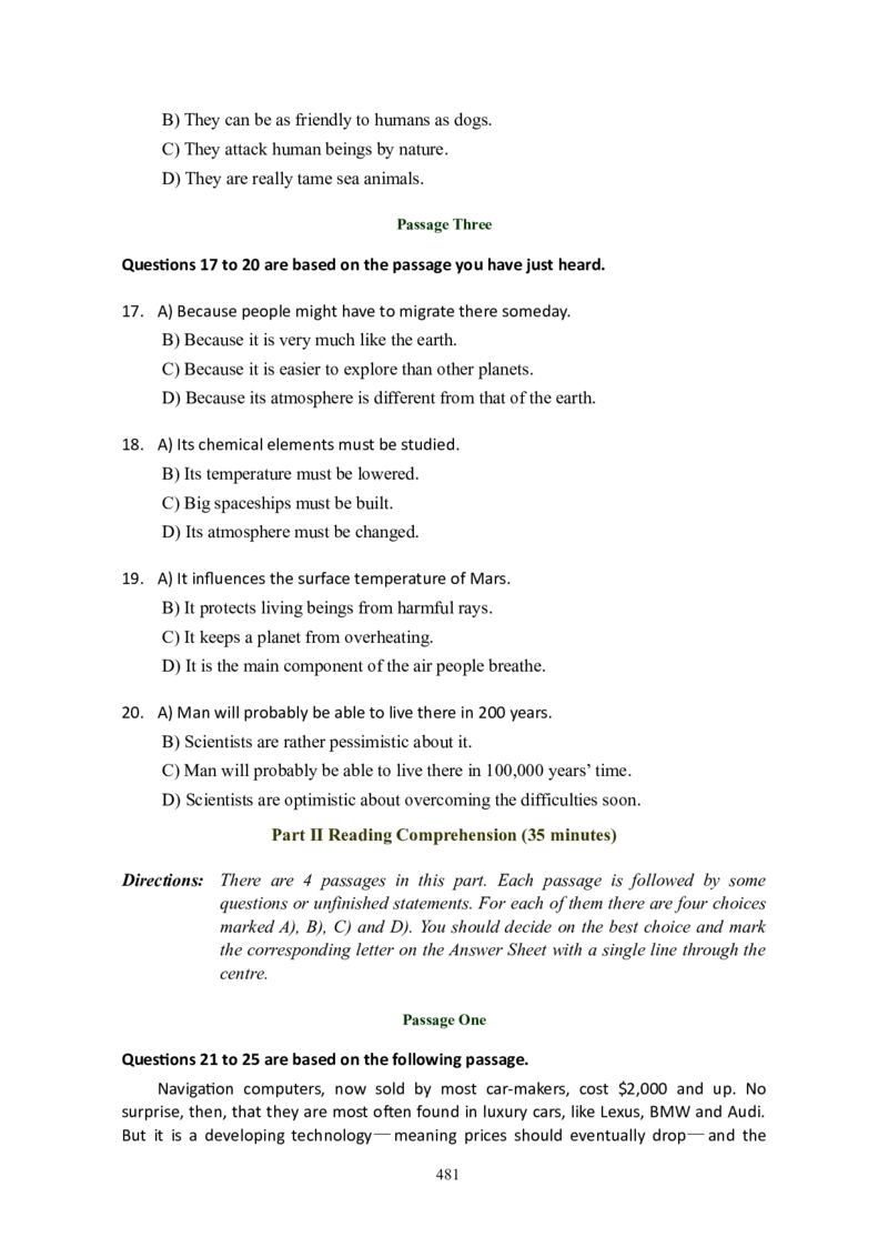 大学英语六级(CET-6)历年真题大全[90-07年37套]_大学英语四六级_大学英语四级+六级_六级真题_六级真题_1990年-2018年真题资料合集_1990&mdash;2007年6月CET6