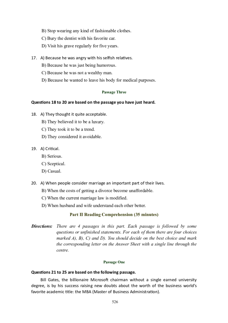 大学英语六级(CET-6)历年真题大全[90-07年37套]_大学英语四六级_大学英语四级+六级_六级真题_六级真题_1990年-2018年真题资料合集_1990&mdash;2007年6月CET6